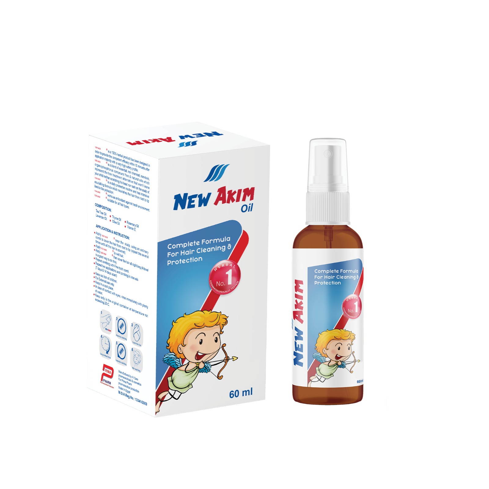 New Akim Hair Oil Spray 60 ml